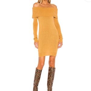 Revolve off the shoulder sweater dress